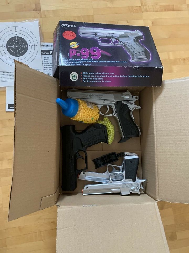 4 Spielzeugpistolen P99 ab 14 Jahren in Mainz