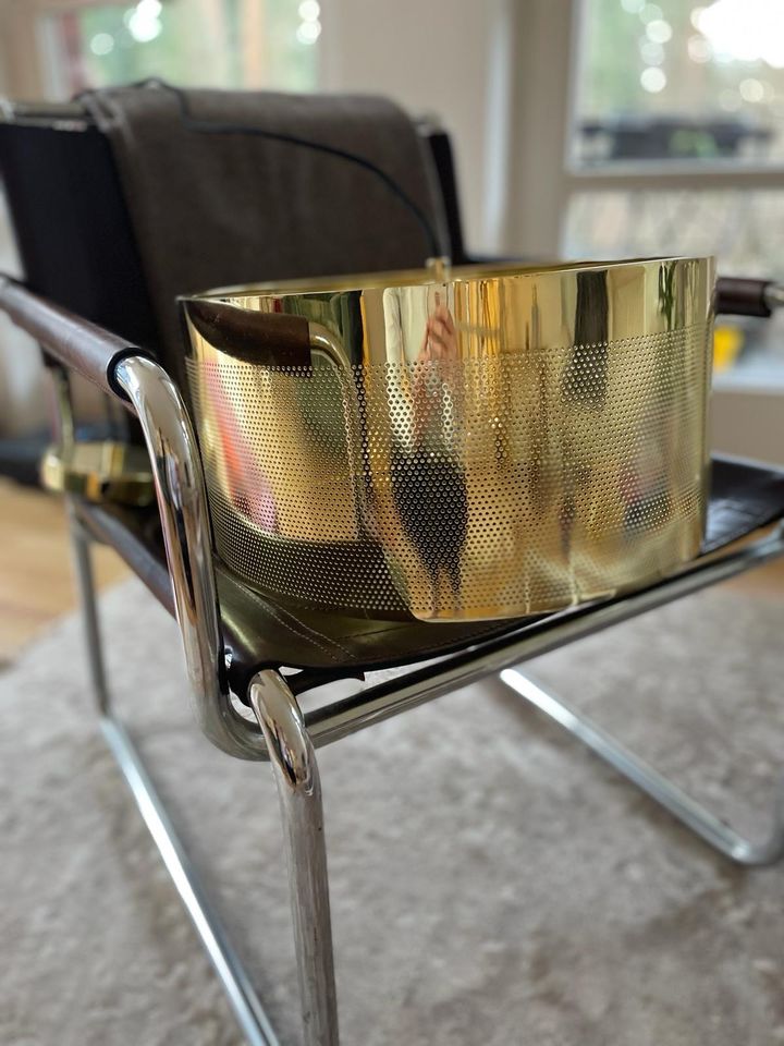 Design Hängelampe von Bloomingville, Gold, 40cm Durchmesser in Berlin