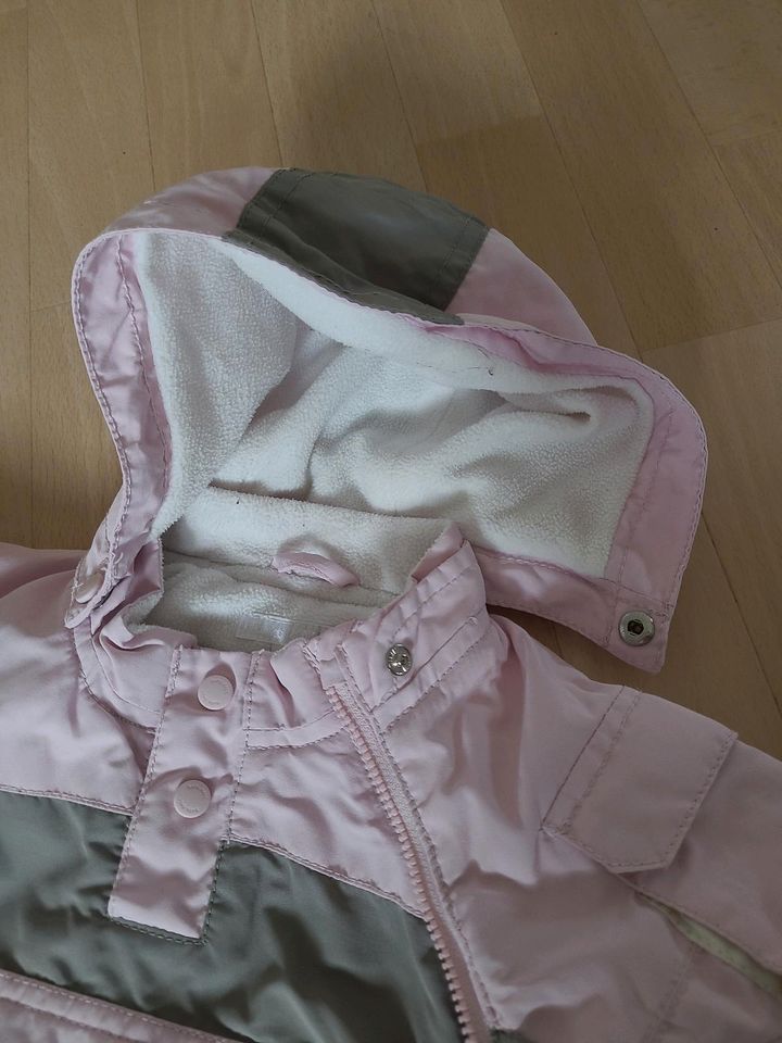 Winterjacke H&M, rosa/grau in Teningen