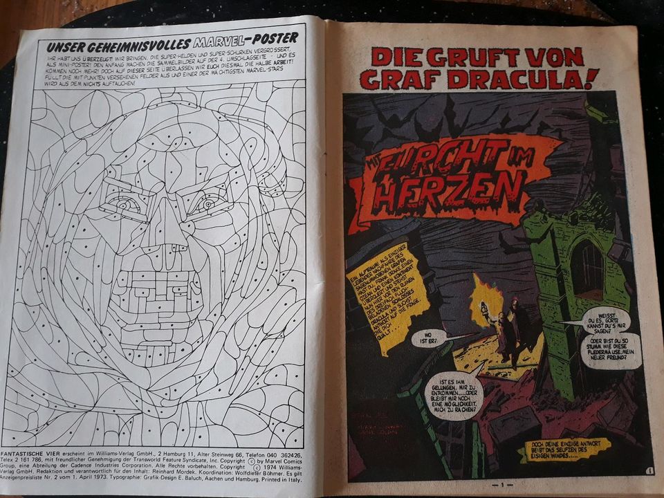 Die Gruft von Dracula Nr. 2 * Marvel * Originalheft * 1974 * RAR in Vlotho