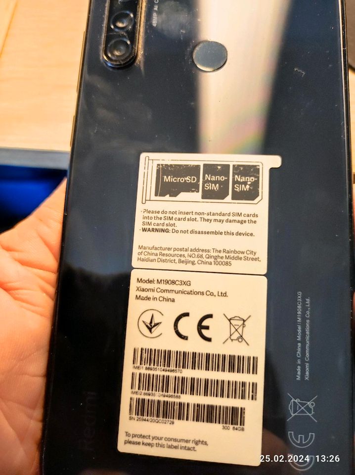 Xiaomi Redmi Note 8 T in Herdorf