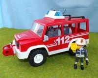 PLAYMOBIL Feuerwehr, Vorausfahrzeug, Jeep 3181 mit LED Lichtern Nordrhein-Westfalen - Kamp-Lintfort Vorschau