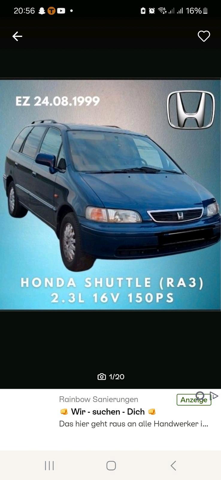 Abbildung des Autos Honda shuttle 6 sitzer a…
