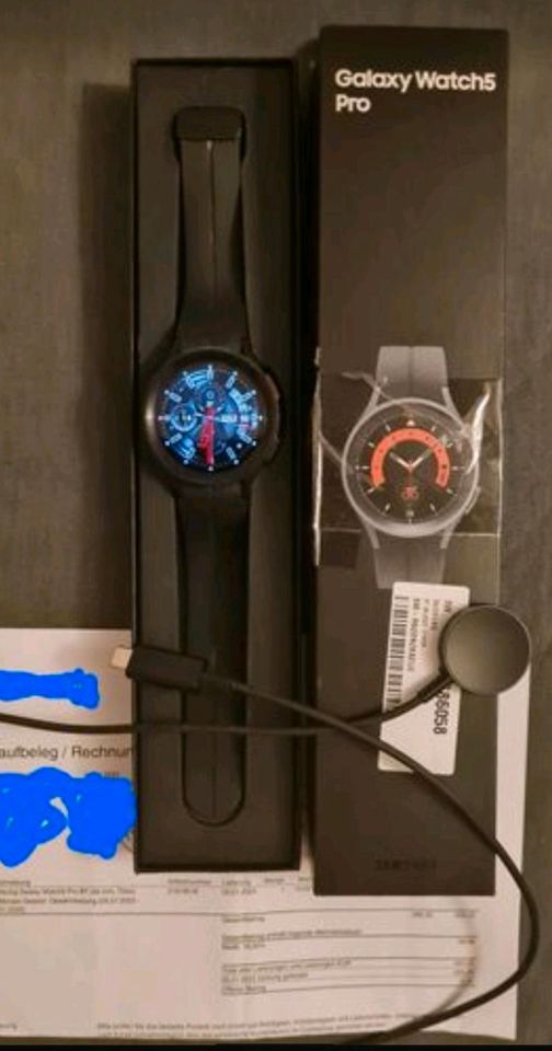 Galaxy Watch5 pro BT OVP + Rechnung 5.1.23 in Bergheim