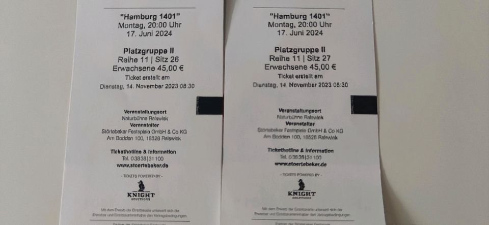 Tickets Störtebeker Festspiele 17.06.2024 in Annaberg-Buchholz