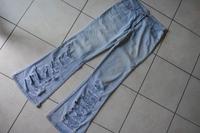 Tolle Vintage 90 Jeans Hose Schlaghose Einzigartig ausgefallen 40 Baden-Württemberg - Teningen Vorschau