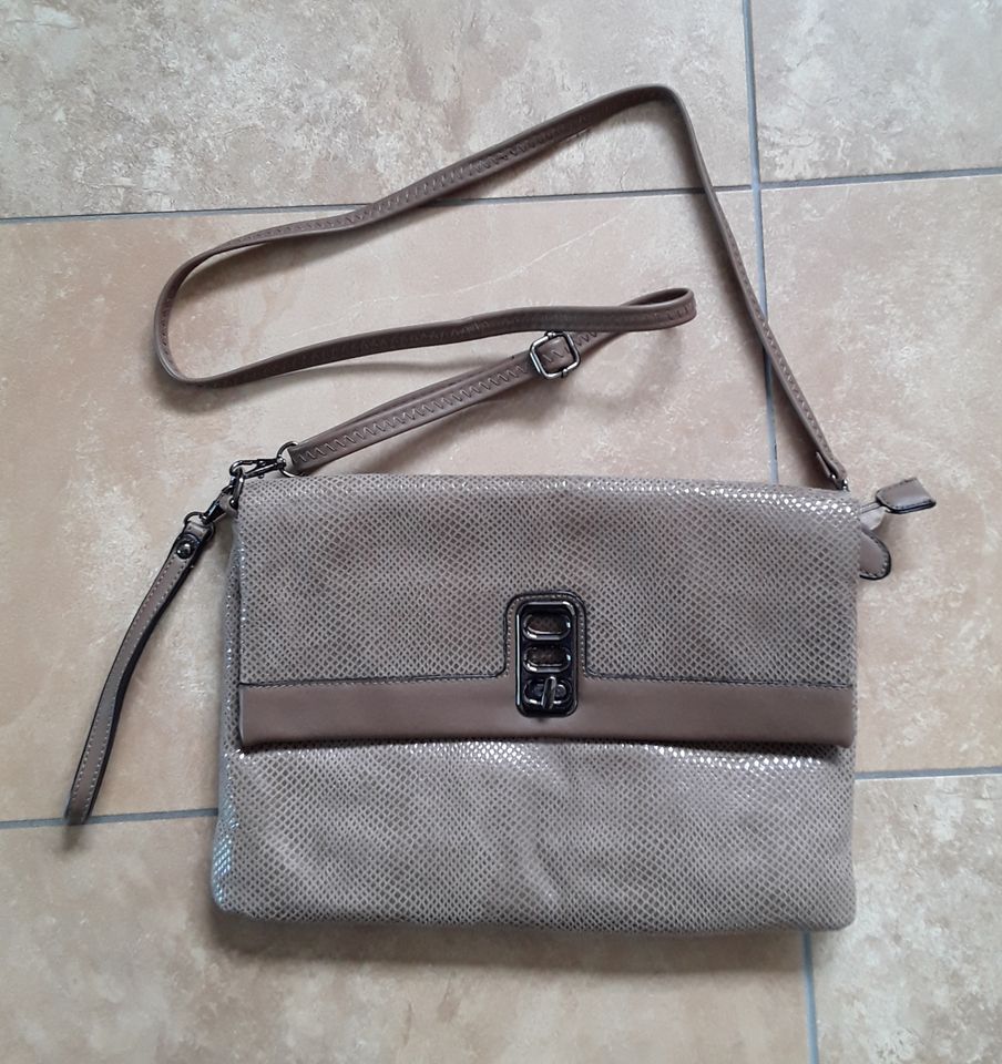 Handtasche Clutch,  braun, von Sarah Kern , wie neu in Tettnang