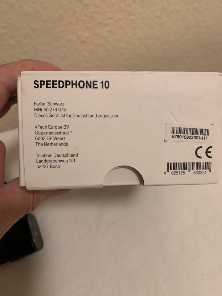Telekom  Speedphone 10 Schnurlose Telefon schwarz in Berlin