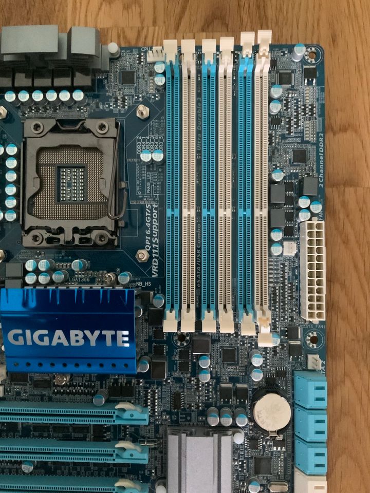 Intel i7 950 auf Mainboard Gigabyte GA-X58A-UD3R+6GB RAM DDR3 in Aschaffenburg