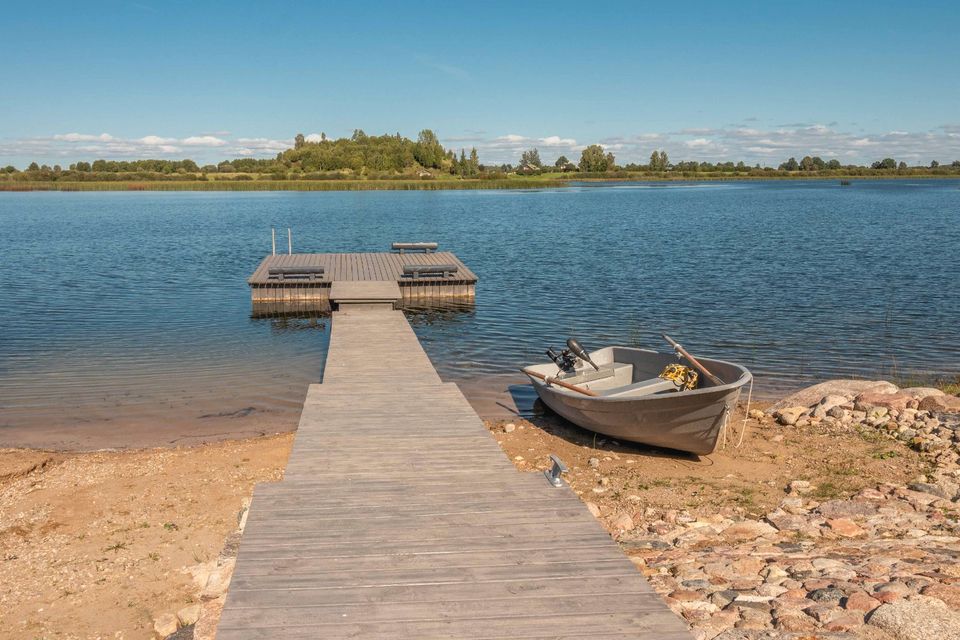 Blockhaus am See in Lettland in Dresden