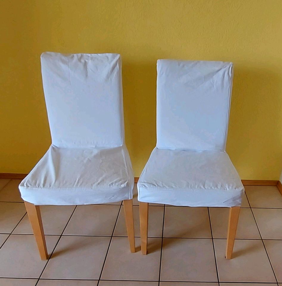 6 Esszimmer Stühle mit Bezug Ikea in Hanau