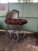 Teutonia true vintage Kinderwagen 70er 70s retro rot grün kariert Bayern - Mainbernheim Vorschau