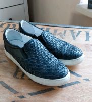 ❗️Slipper Sneaker Damen Herren Kiomi schwarz/ weiß Leder Gr.40❗️ Berlin - Pankow Vorschau