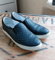 ❗️Slipper Sneaker Damen Herren Kiomi schwarz/ weiß Leder Gr.40❗️ Berlin - Pankow Vorschau