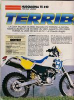 Husqvarna TE610 Bj 1992 Bericht, Prospekte Bayern - Pommelsbrunn Vorschau