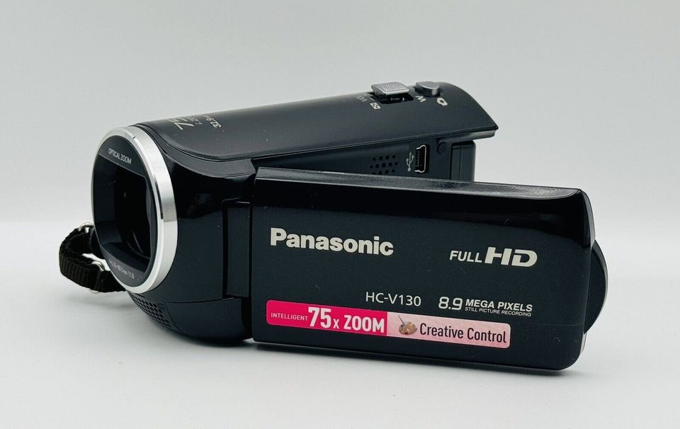 Panasonic HC-V130EG-K Full-HD Camcorder 3,6" LCD - schwarz TOP!!! in Berlin