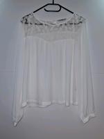 Bluse Shirt Only 34 XS weiß Spitze Thüringen - Zella-Mehlis Vorschau
