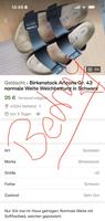Birkenstock Arizona, Betrug, nicht kaufen! Schleswig-Holstein - Reinbek Vorschau