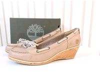 Timberland Ballerina Wedges Mokassins Leder Schuhe Damen 38 beige Nordrhein-Westfalen - Schwerte Vorschau