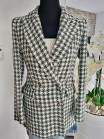 schöner Boucle Blazer von Zara creme blau grün Gr. M Baden-Württemberg - Karlsruhe Vorschau