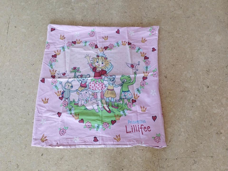 Prinzessin Lillifee Bettwäsche 135x200 & 80x80, rosa, Baumwolle in Backnang