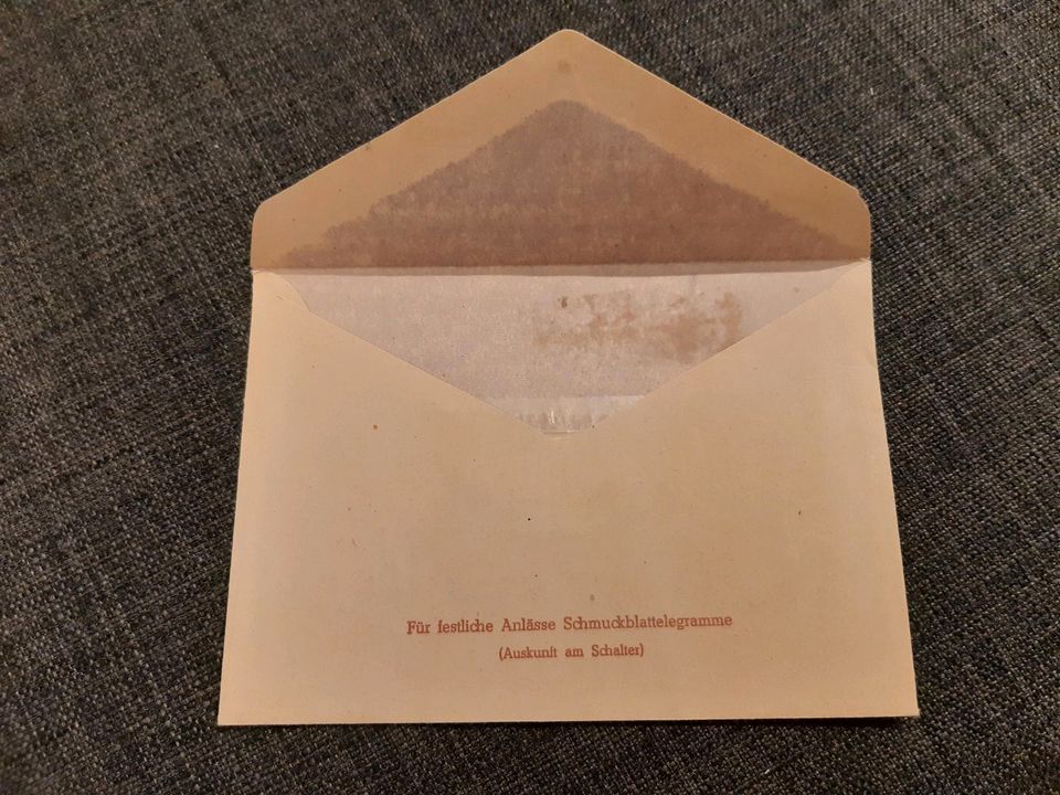 Briefumschlag Telegramm Eilbrief Umschlag m. Stempel von 1984 DDR in Berlin