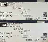2 TICKETS CHILLY GONZALES STUTTGART SAMSTAG 04.05. PARKETT Stuttgart - Stuttgart-Mitte Vorschau