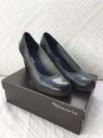 Tamaris 41 Pumps High Heels 8cm Hochzeit dunkelblau Leder Schleswig-Holstein - Hohenwestedt Vorschau