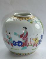 alte Vase Porzellan gemarkt China Figuren Famille Rose Stuttgart - Stuttgart-West Vorschau