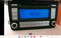 Vw autoradio radio rcd 300 golf 5 6 tiguan caddy eos polo code Thüringen - Mühlhausen Vorschau