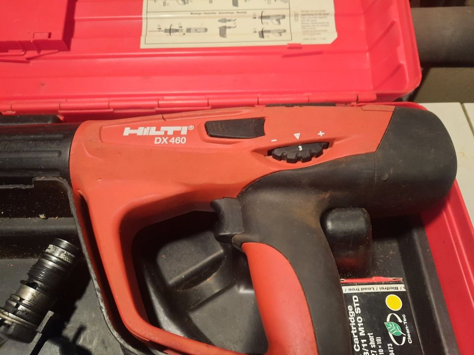 HILTI Bolzenschussgerät DX 460***MX 72***Zubehör in Wachstedt