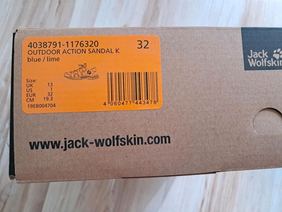 Jack Wolfskin Sandalen Schuhe neu Größe in Bismark (Altmark)