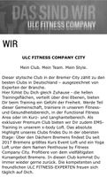 Jahresvertrag Fitnessstudio ULC Fitness Company Findorff Findorff - Weidedamm Vorschau