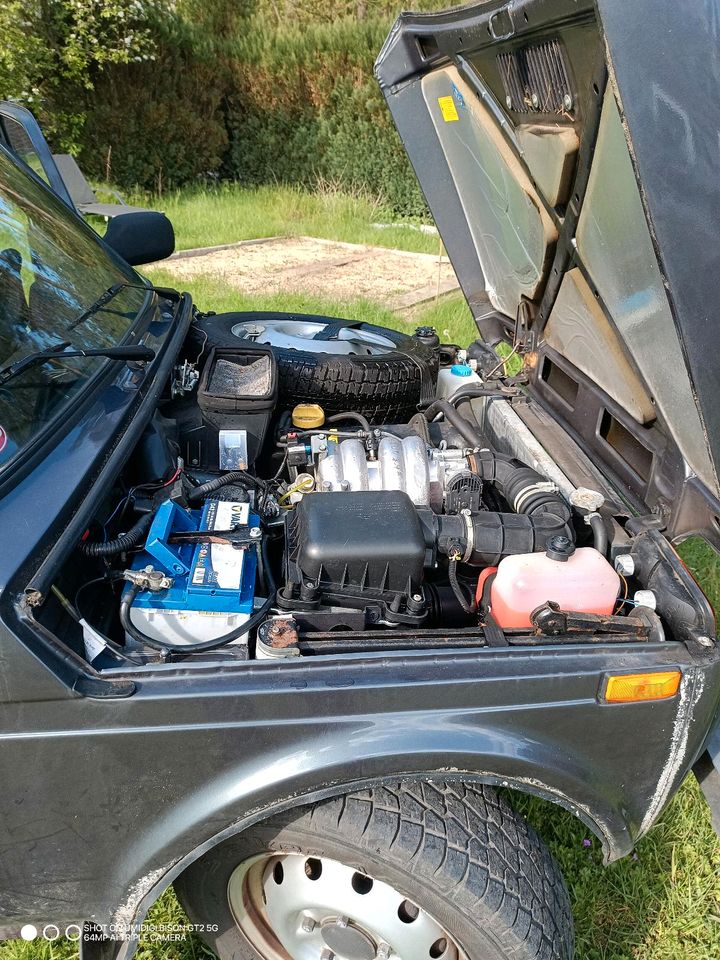 Lada Niva 4x4 Pick Up Exmo Wohnmobil mit Geocamper Wohnkabine in Gütersloh