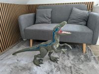 Mattel Jurassic World Riesendino Velociraptor Blue, Spielfigur Thüringen - Werningshausen Vorschau