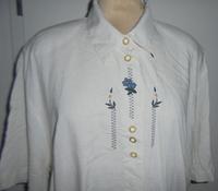 Bluse kurzarm Gr.54 von Alphorn 85 % Leinen mit Stickereien ** Nordrhein-Westfalen - Grevenbroich Vorschau