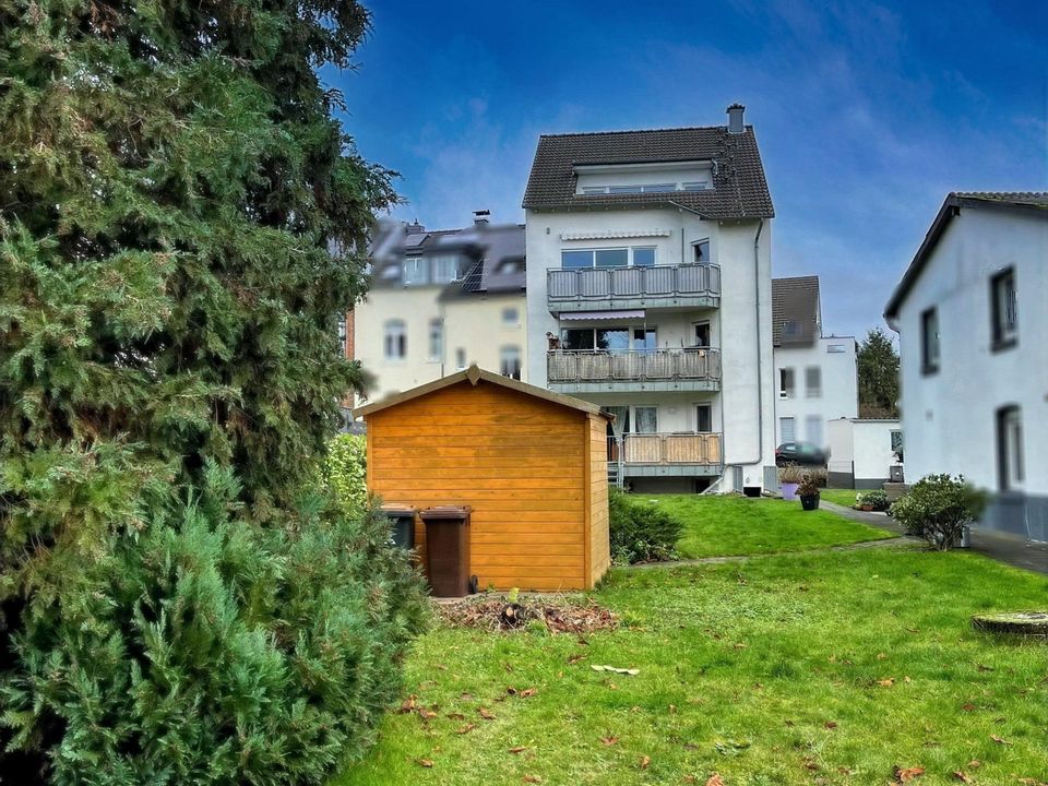 Innenstadtlage, Balkon mit Michaelsbergblick, Gartennutzung und durchdachtes Raumkonzept.NEUGIERIG? in Siegburg