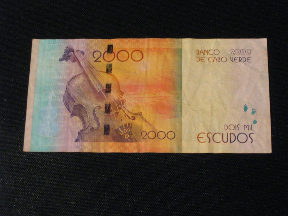 Banknote / Geldschein / Rarität, KAP VERDE, 2000 Escudos, 2014 in Obernzell