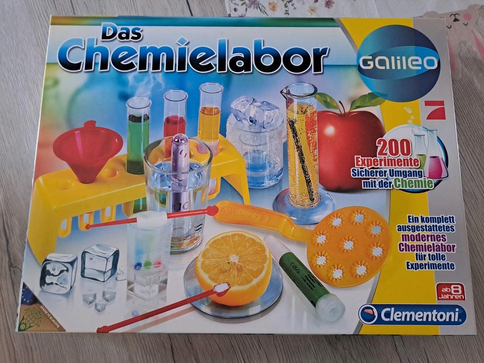 Das Chemielabor Clementoni Galileo Experimente neu in Pronsfeld