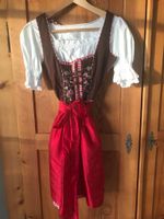 Dirndl rot-weiß-braun Größe 34 Baden-Württemberg - Altshausen Vorschau