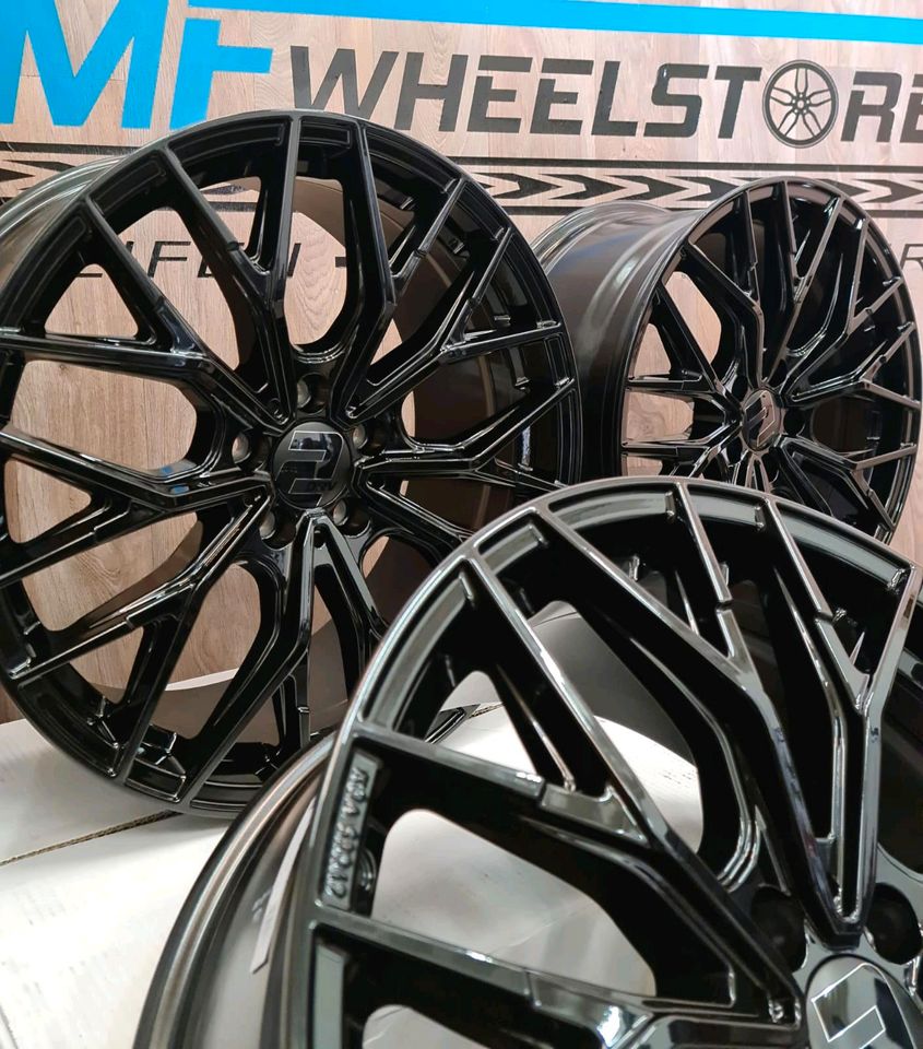 19 Zoll Alufelgen 8,5x19 ET 48 40  5x112 Wheelworld WH37 Felgen für VW Golf 5 6 7 8 GTI GTD TDI Jetta Eos Passat T-Roc Touran Mercedes CLA GLA GLB A-Klasse B C E Klasse Audi A3 A4 A5 A6 A7 TT Q3 Q4 S3 in Lengede