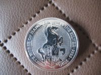 Münzen Silber 999 Queens Beasts White Horse 2 Unzen Münze Hessen - Korbach Vorschau