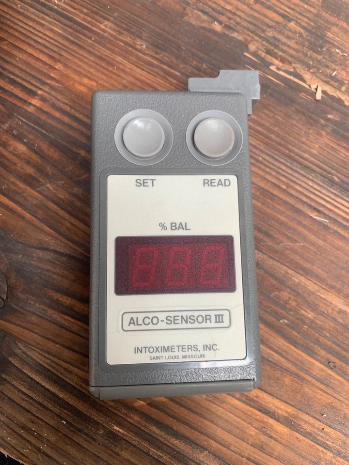 Alkoholtester der US Police in Wentorf