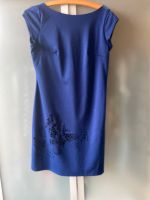 Desigual Kleid in blau mit schwarzem Unterkleid, Lochmuster, L Saarland - Ottweiler Vorschau