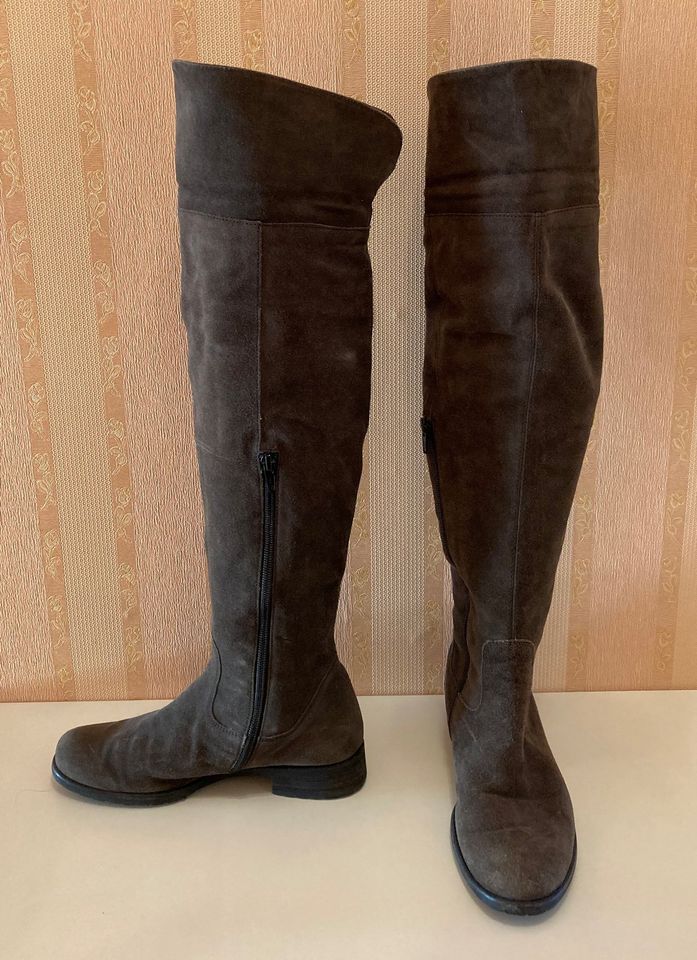 Gabor »Overknee-Stiefel« Gr. 3.5, aus weichem Verloursleder in Hamburg