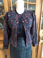 Vintage Jacke Bluse Jäckchen Geblümt Paisley 70s 70er 80s 80er Nordrhein-Westfalen - Hilden Vorschau