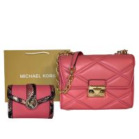 Michael Kors MK Tasche Serena Portmonee Jet Set Travel Rosa NEU Hessen - Reiskirchen Vorschau