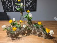 DIY Vintage Rustikal Hochzeitsdeko Taufe Blumenvase Kerzenhalter Bayern - Winkelhaid Vorschau