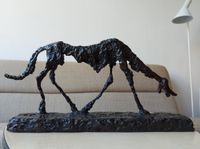 Skulptur Bronze Hund Chien nach Giacometti Signiert Nummer Berlin - Charlottenburg Vorschau