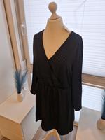 Neu mit Etikett! Reserved Kleid/ Longbluse Gr.44 blau weiß gepunk Niedersachsen - Kissenbrück Vorschau